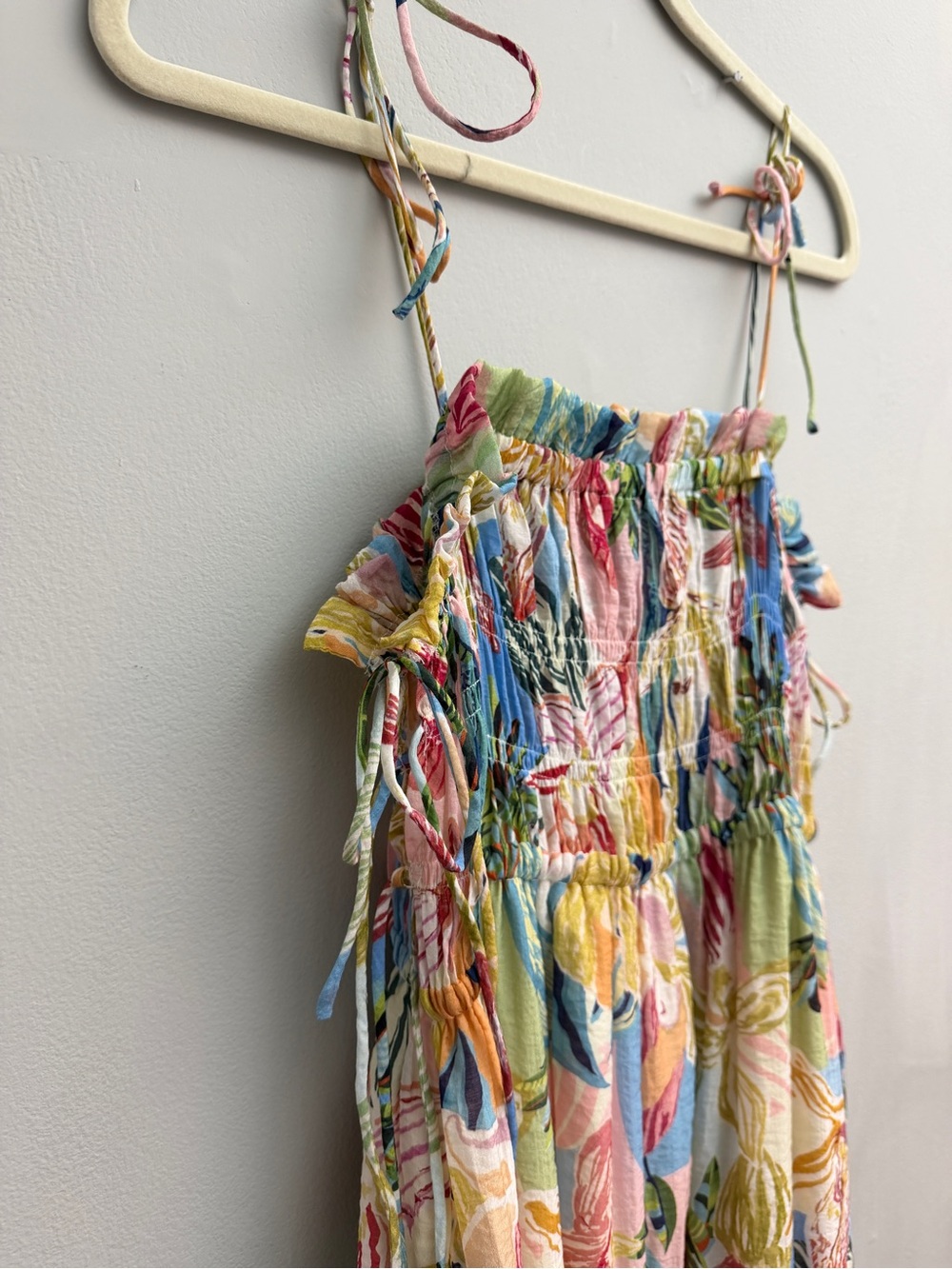 THML Destiny Floral Maxi Dress, Size Medium - Picture 5 of 7